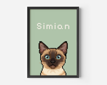 Framed poster