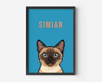 Framed poster